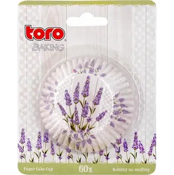 Papírové košíčky na muffiny TORO 60ks levandule