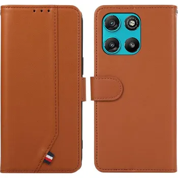 Pouzdro na mobilní telefon ABEEL 130298 ABEEL DELICATE Peněženkové pouzdro Motorola Moto G57 Power hnědé