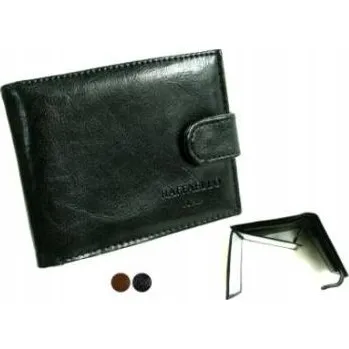 Peněženka Pánská peněženka velká na zip elegantní na mince Eko kůže vertikální