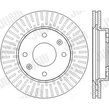 Brzdový systém Brzdový kotouč JURID 562459JC