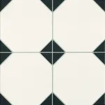 Realonda Dlažba Realonda Octagon black 33x33 cm mat OCTAGONBK OCTAGONBK cena za 1 m2
