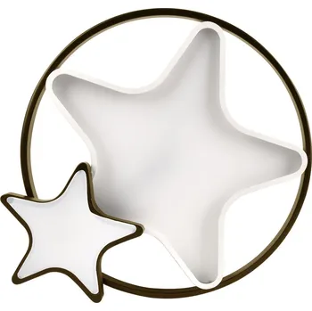 Nástěnné svítidlo Dětské nástěnné LED světlo ASTRE - 36W, 3000-6500K (teplá-studená bílá), hnědé / bílé