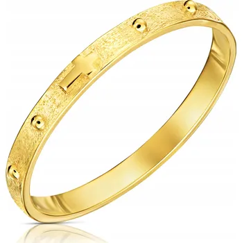 Prsten PRSTÝNEK RŮŽENEC ZLATO 585