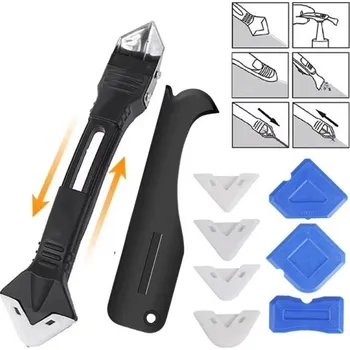 Sada nářadí Sada 9 v 1 multifunkční škrabka na silikon 19 x 4,5 x 2,5 cm Nástroj na odstranění a tvarování spár