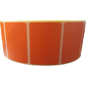 Samolepící etiketa Etikety pololesklé 40x25 mm 1000 ks oranžové