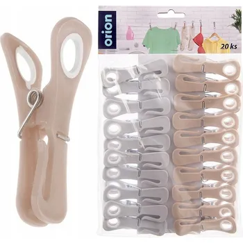 Sušák na prádlo 20x Kolíčky NA PRÁDLO žabky spony na sušení věšení prádla oblečení