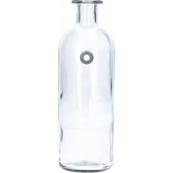 Váza Skleněná váza láhev WALLFLOWER 20,5cm