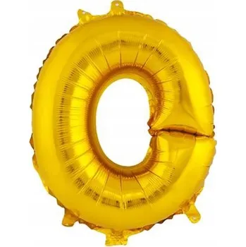 Balónek fóliový TORO písmenko "O" 30cm
