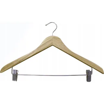 Ramínko Dřevěné ramínko na šaty a kalhoty TORO