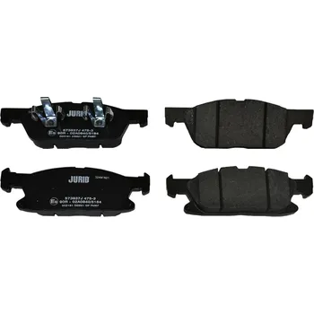 Brzdový systém Sada brzdových destiček, kotoučová brzda JURID 573837J