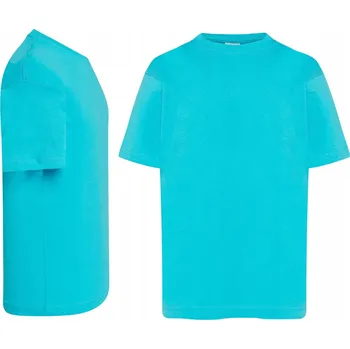 DĚTSKÉ TRIČKO bavlněné JHK TSRK-150 tyrkysové 3-4 roky (vel. 110)