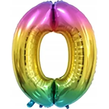 Balónek Balónek foliový TORO číslice "0" 30cm