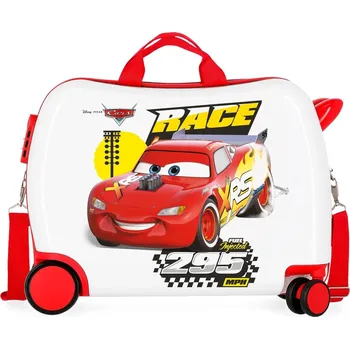 Disney Cars Joy Barevný dětský kufr na kolečkách 50x38x20 cm Pevný ABS C