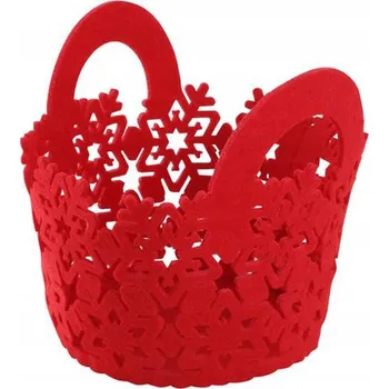 Vrták Plstěný košík TORO 15cm červený