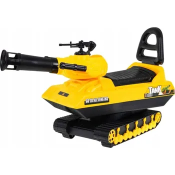 Odrážedlo Odrážedlo - tank Ramiz, žlutý