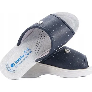 Dámská obuv INBLU PL -51 ŽABKY Z PU KLÍNKU NAZOUVÁKY , SANITÁRNÍ