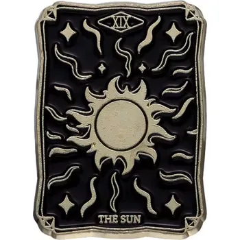 Brož Pin / Brož Odznáček - karta tarotu - THE SUN / SLUNCE