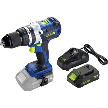 Vrtačka ALZATOOLS PRO Vrtačka AKU s příklepem CBHD20V Brushless BatteryONE 20V + 3,5A nabíječka + 2Ah bateri