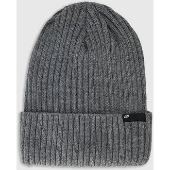 Čepice 4F zimní čepice beanie šedá, velikost M