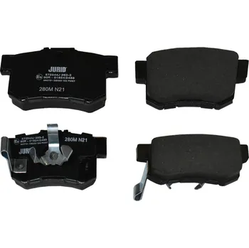 Brzdová destička Sada brzdových destiček, kotoučová brzda JURID 572544J