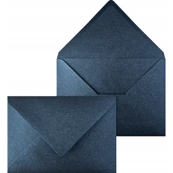 Obálka Obálky C5 Aster Met Queens Blue tmavě modré - 25 Ks