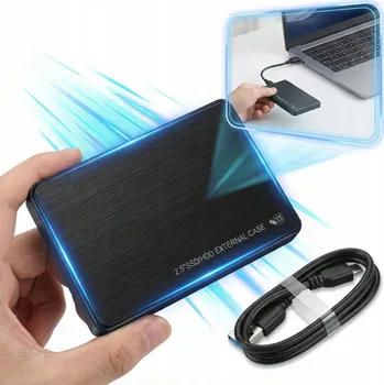 Externí pevný disk Přenosný externí disk 500 GB USB 3.0 HDD Backup dat Černý Rychlý