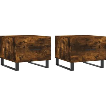 Konferenční stolek Konferenční stolek VidaXL čtvercový 50 x 40 x 50 cm dub halifax přírodní