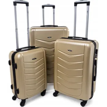 Sada 3 kufrů KEMER RGL 520 Šampaňská