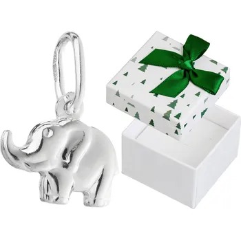 Přívěsek Stříbrný přívěsek Slon na štěstí Malý dámský Přívěsek Slon Stříbro 925