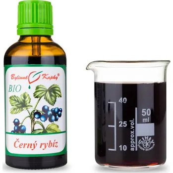 Doplněk stravy Bylinné kapky s.r.o. Černý rybíz BIO - tinktura 50 ml - Bylinné kapky