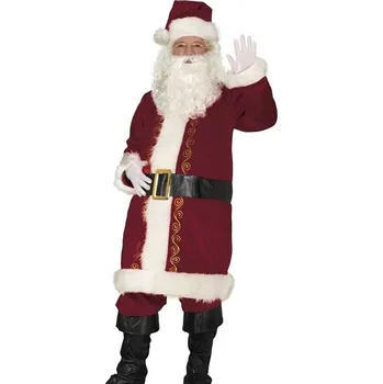 Karnevalový kostým KOSTÝM MIKULÁŠE MIKULÁŠ PLYŠOVÝ VÁNOČNÍ M