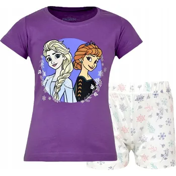 Pyžamo LEDOVÉ KRÁLOVSTVÍ FROZEN dětské letní bavlněné dívčí 116