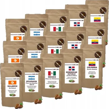 Káva Káva Monro Degustační sada káv zrnková 15x 100 g