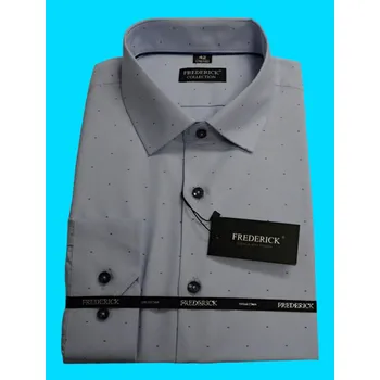 Pánská košile Pánská košile s dlouhým rukávem - střih SLIM - vzor F913 - 38