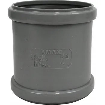 Kanalizační potrubí Nátrubek 110 Amax nízkošumová kanálka tvarovky