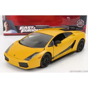 autíčko Jada Lamborghini Gallardo Superleggera 2007 - Fast & Furious 1:24 Žlutá