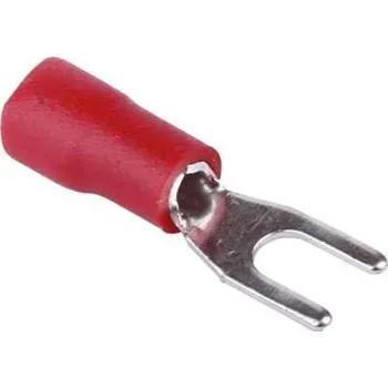 Síťový kabel Vidlička kabelová 3,7mm červená (SVS 1,25-3,5)