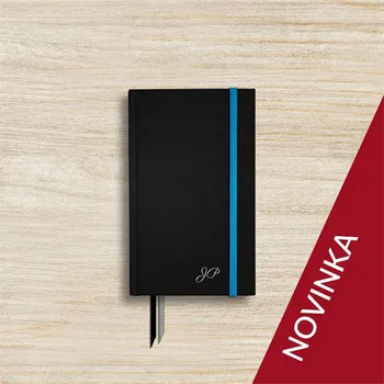 Diář Diář Blackie Personal týdenní - ručně vázaný z italské eko kůže