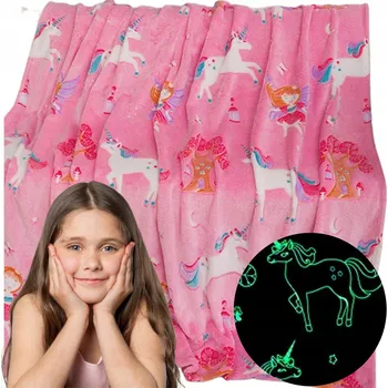 deka Deka MAKOIA 200 x 150 cm růžová se zvířátky