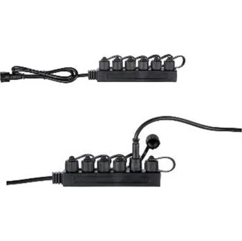 PAULMANN Rozdělovač Outdoor L+L IP67 1-in/6-out