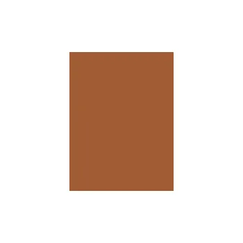 Umělecký papír OZDOBNÝ KARTON 50x65 mm 150 g/m² - VIZITKOVÝ PAPÍR hnědý ořech CANSON