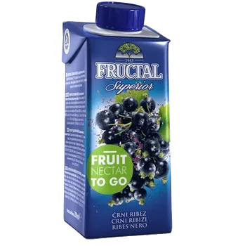 Superior nápoj černý rybíz 0,2l Fructal