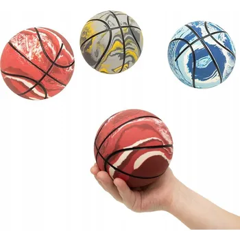 Dětský míč ASKATO Gumový MINI BASKETBALOVÝ MÍČ na Odskakování Hra MIX
