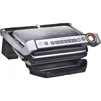 Kuchyňský gril Elektrický kontaktní gril Tefal OptiGrill GC705D16 stříbrný/šedý, 2000 W