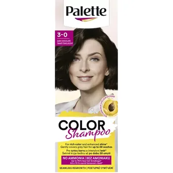 Barva na vlasy Palette Barva na vlasy Color Shampoo 3-0 tmavě čokoládový