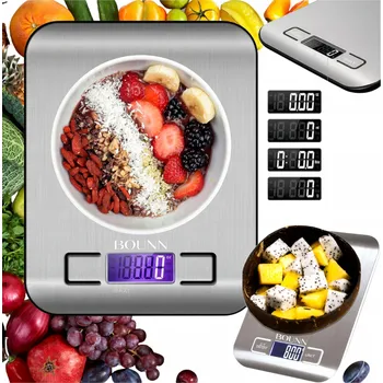 Kuchyňská váha Elektronická váha Jumon, stříbrná