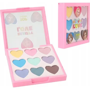 Oční stíny Paletka očních stínů TOP MODEL BEAUTY Srdíčka