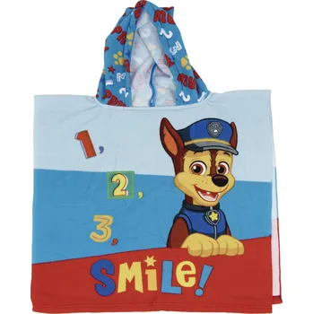 Rychleschnoucí osuška PONČO Tlapková patrola z mikrovlákna – CHASE