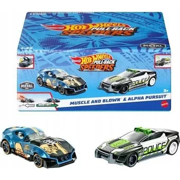 autíčko Hot Wheels Autíčka s natahovacím pohonem 2-balení Sortiment HPR91