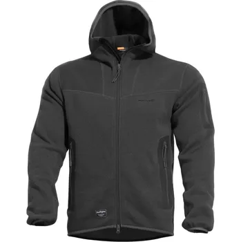 Pánská mikina PENTAGON Mikina FLEECE s kapucí FALCON PRO POLARTEC® ČERNÁ S ČERNÁ - BLACK